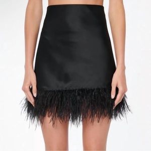 Cami NYC Aviva Feather Skirt